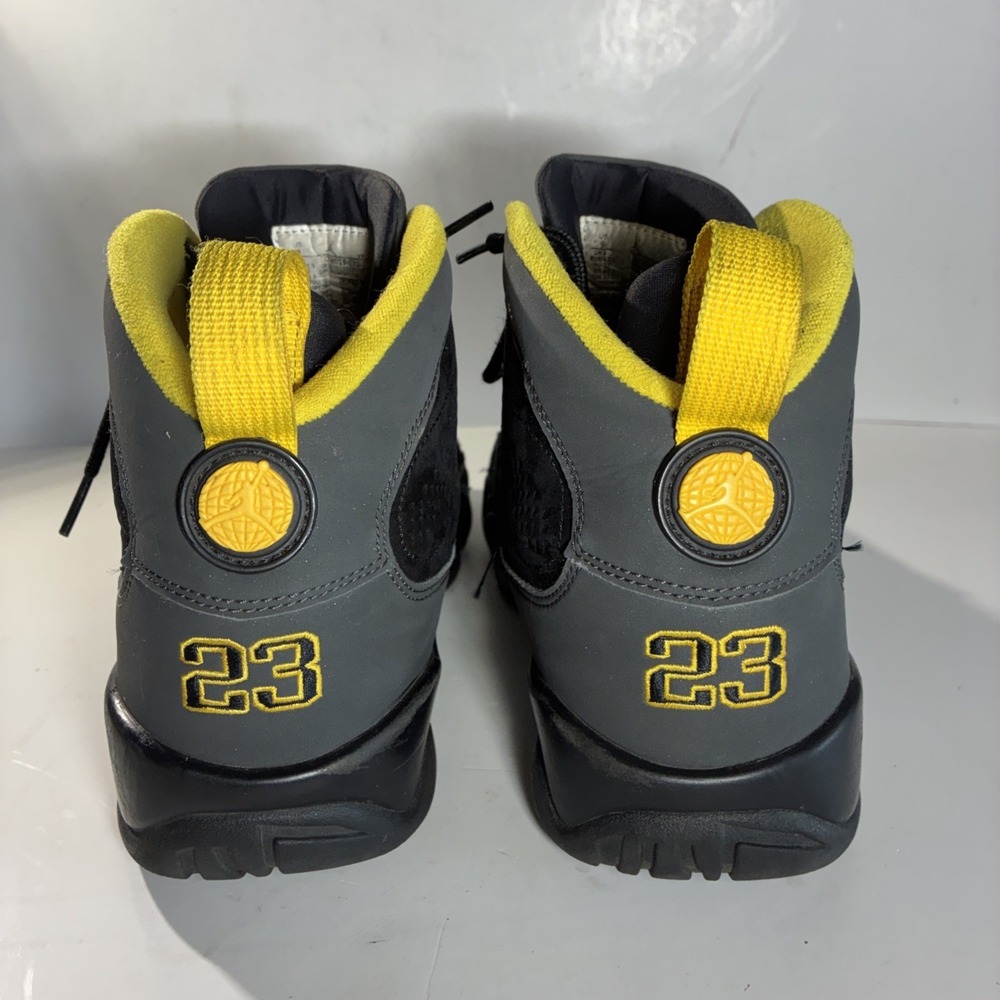 Nike Air Jordan 9 Retro Dark Charcoal Shoes Black Mens Size 9 CT8019-070 - Picture 6 of 11